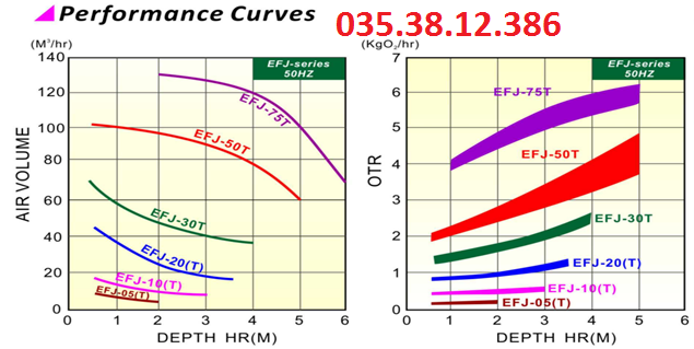 CATALOGUE máy sục khí chìm evergush EFJ